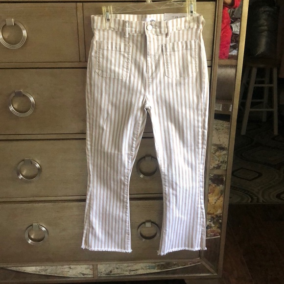 New Loft high waist flare crop, size 6/28 - Picture 4 of 10